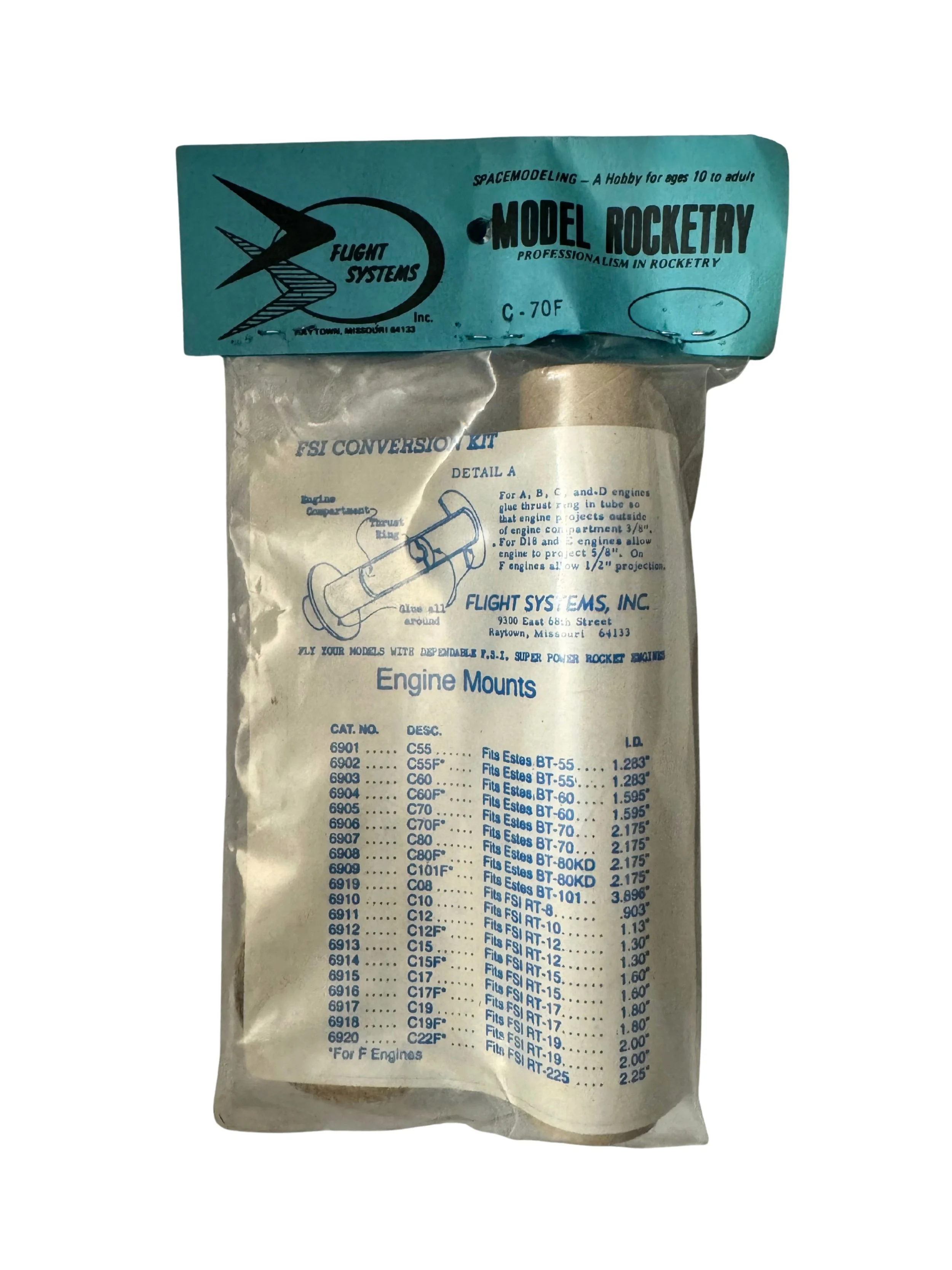 Parts & Accessories — Vintage Model Rockets / Model Rocket Kits
